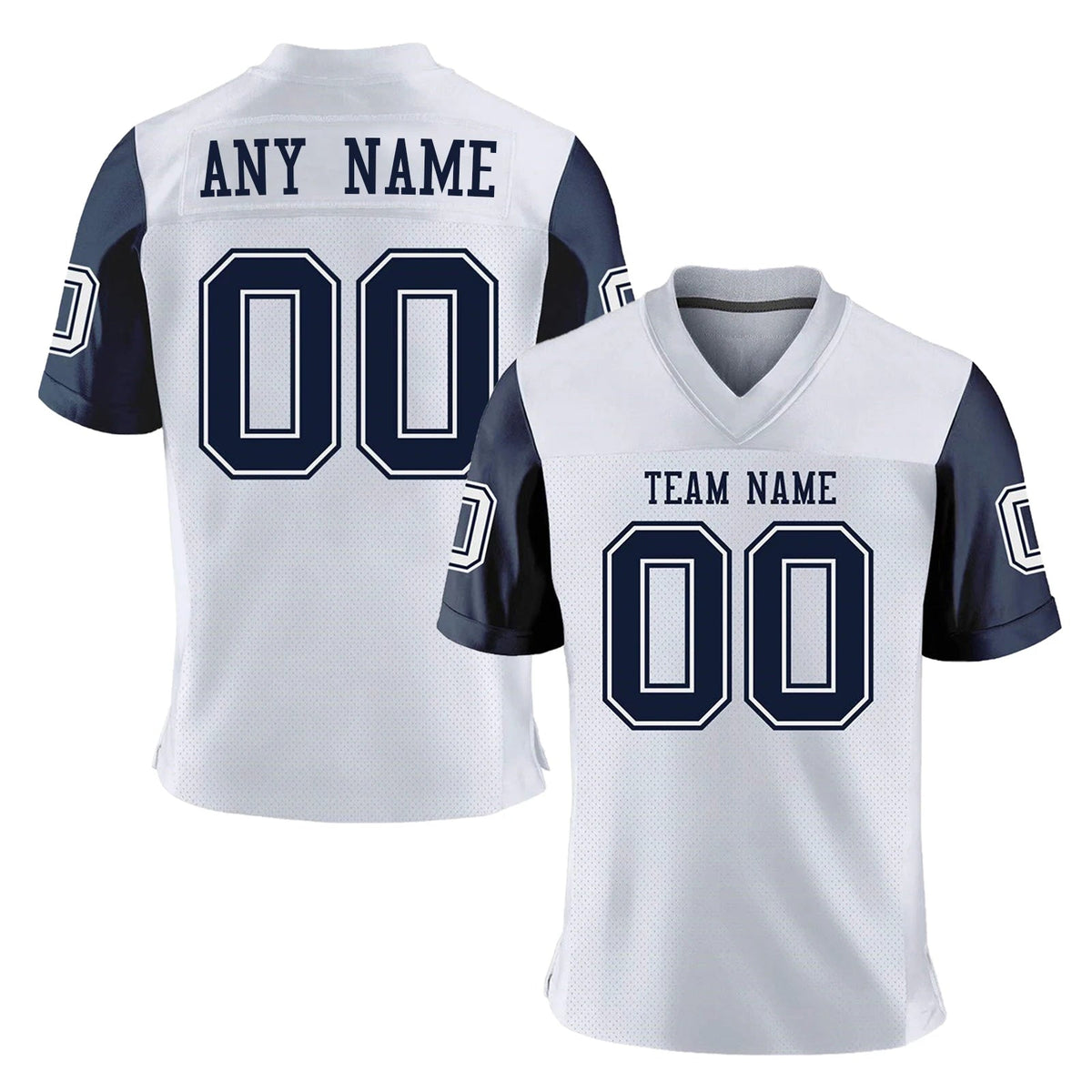 Custom American Football Jersey – Personalized Quick-Dry Team Shirt - WILKYs