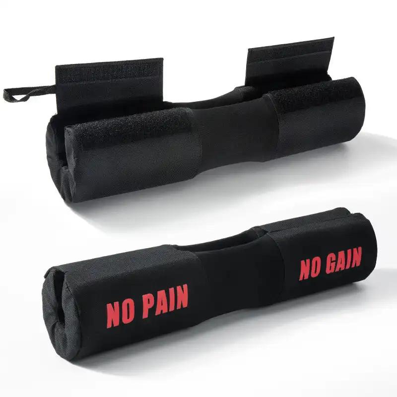 WILKYs0Barbell Neck Shoulder Back Protect Pad Gym Pull Up Grip Support Weight
 Overview:


 1.DENSE &amp; THICK FOAM: The foam is very dense and thick, much better than a standard foam roller. It's providing a cushioned squat pad surface to p