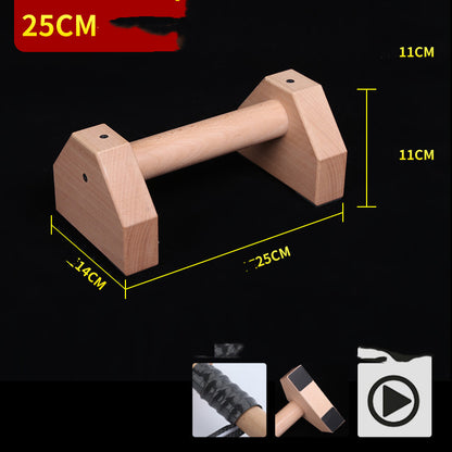 WILKYs0Push-up Stand Wooden Single Parallel Bars Inverted Stand Practice Push
 Note:
 
 1. The product is taken in kind, but because of lighting problems, pictures may have a slight chromatism.
 
 2. Due to the difference between different mo