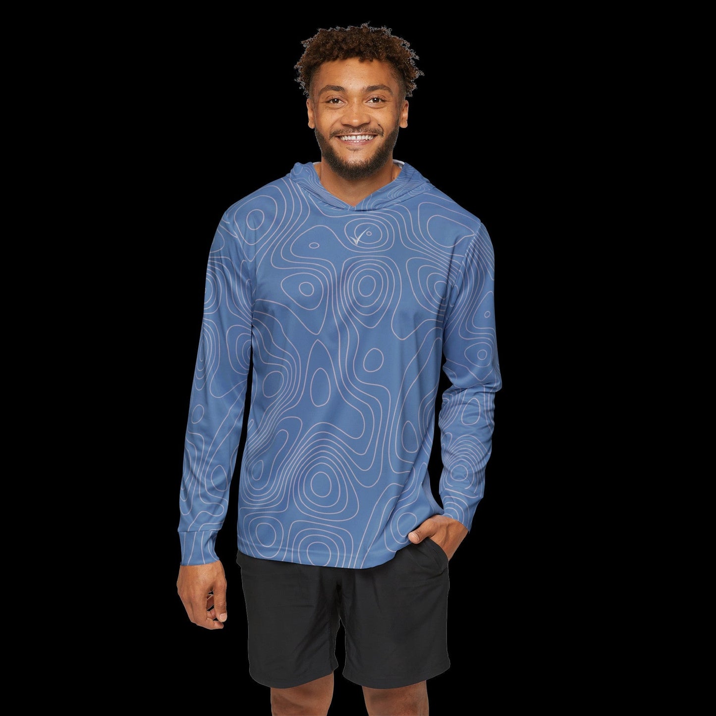 Baby Blue Links Performance Hoodie - WILKYs