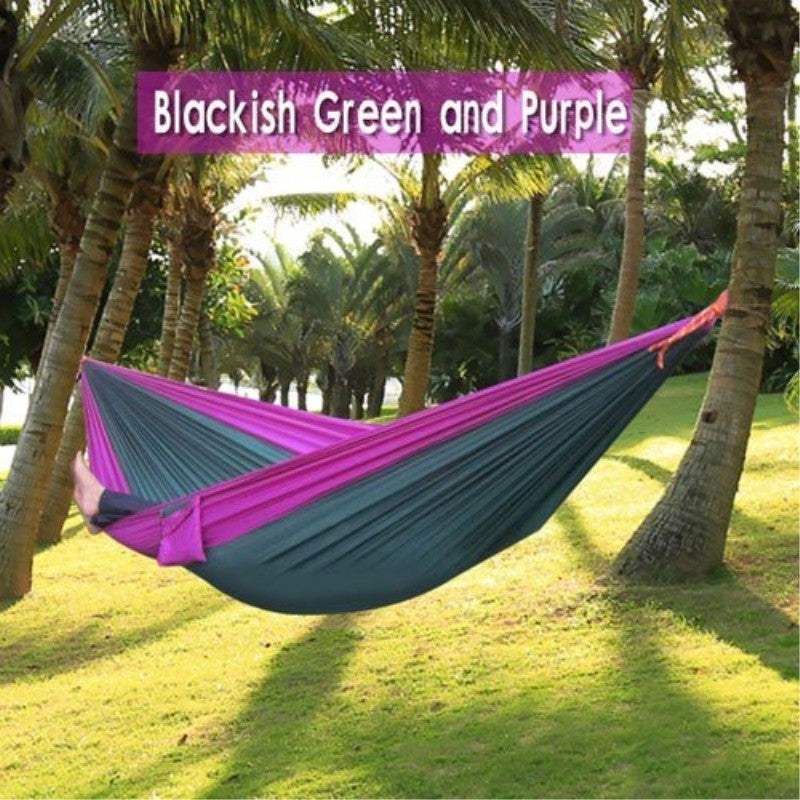 Backpacking Hammock - Portable Nylon Parachute Outdoor Double Hammock - WILKYs
