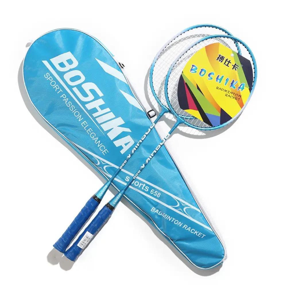 Badminton Racket For Beginners Children Set Iron Alloy A - WILKYs
