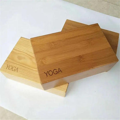 Bamboo and wood yoga brick - WILKYs