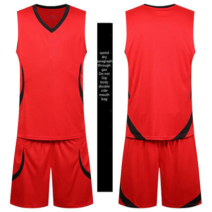 Basketball Sports Suit Men's Summer Casual Wear Sleeveless Thin Vest Running Suit Shorts Sportswear - WILKYs