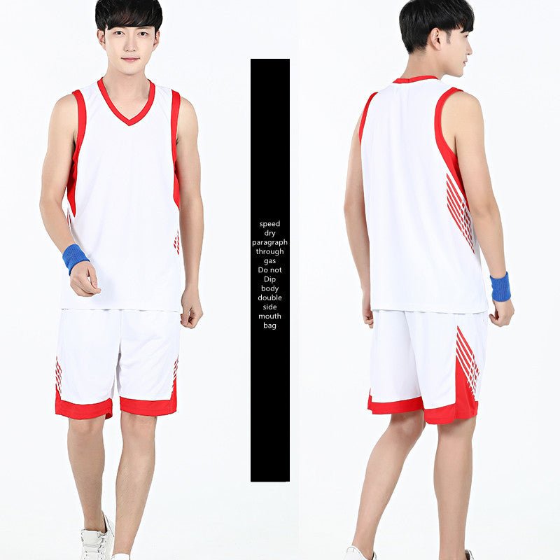 Basketball Sports Suit Men's Summer Casual Wear Sleeveless Thin Vest Running Suit Shorts Sportswear - WILKYs