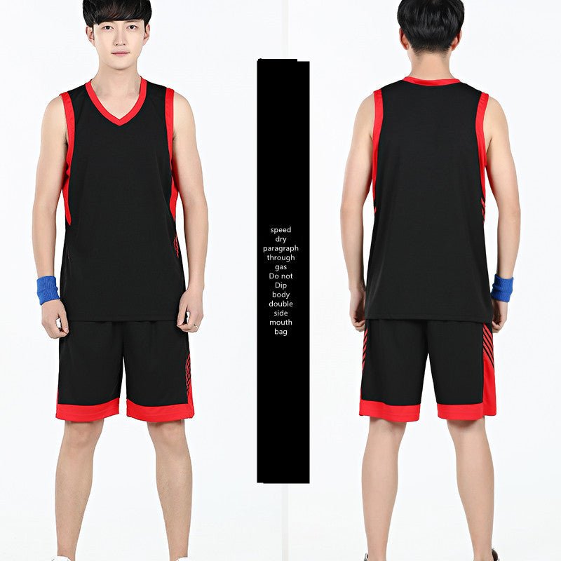 Basketball Sports Suit Men's Summer Casual Wear Sleeveless Thin Vest Running Suit Shorts Sportswear - WILKYs