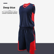 Basketball Wear Suit Training Competition Team Uniform Team Vest Printed Breathable Sports Workout Clothes - WILKYs