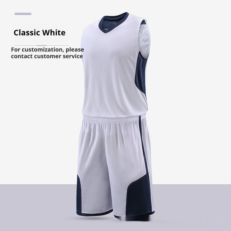 Basketball Wear Suit Training Competition Team Uniform Team Vest Printed Breathable Sports Workout Clothes - WILKYs