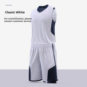 Basketball Wear Suit Training Competition Team Uniform Team Vest Printed Breathable Sports Workout Clothes - WILKYs