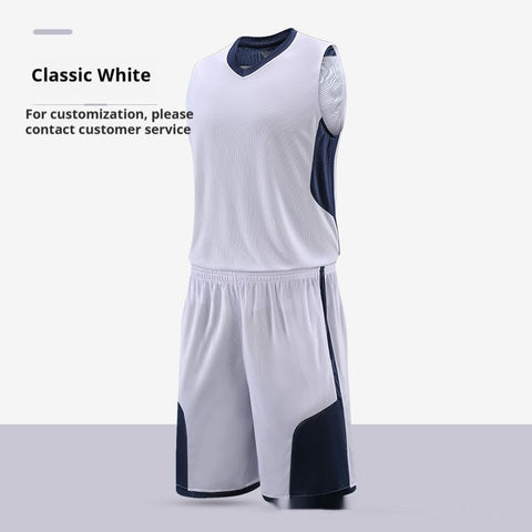 Basketball Wear Suit Training Competition Team Uniform Team Vest Printed Breathable Sports Workout Clothes - WILKYs
