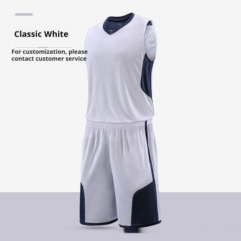 Basketball Wear Suit Training Competition Team Uniform Team Vest Printed Breathable Sports Workout Clothes - WILKYs