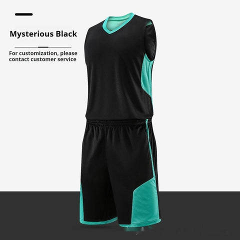 Basketball Wear Suit Training Competition Team Uniform Team Vest Printed Breathable Sports Workout Clothes - WILKYs