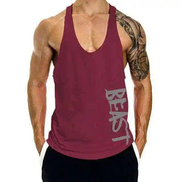 Beast Aesthetic Apparel Stringer Fitness Muscle Shirt - WILKYs