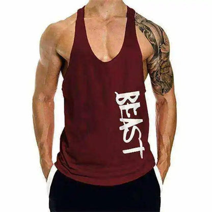 Beast Aesthetic Apparel Stringer Fitness Muscle Shirt - WILKYs