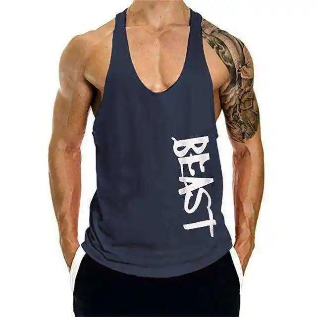 Beast Aesthetic Apparel Stringer Fitness Muscle Shirt - WILKYs