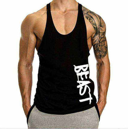 Beast Aesthetic Apparel Stringer Fitness Muscle Shirt - WILKYs