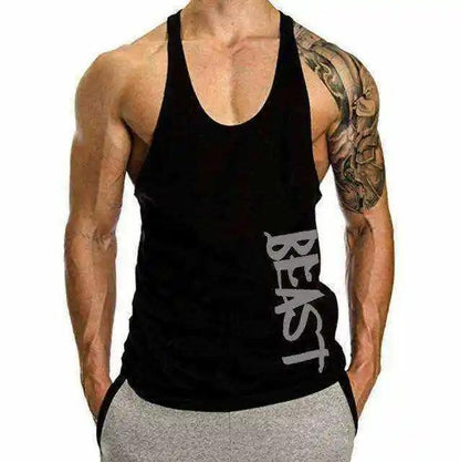 Beast Aesthetic Apparel Stringer Fitness Muscle Shirt - WILKYs