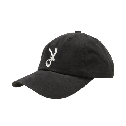 Black Icon Baseball Hat – Soft Brushed Cotton, Adjustable Fit - WILKYs