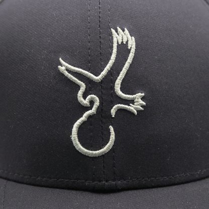 Black/Grey Eagle Performance Hat - WILKYs