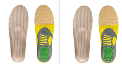 Bow Sports Men's Shock Absorber Sweat - absorbing Insole Women's Breathable Basketball Running Arch Correction Insole - WILKYs