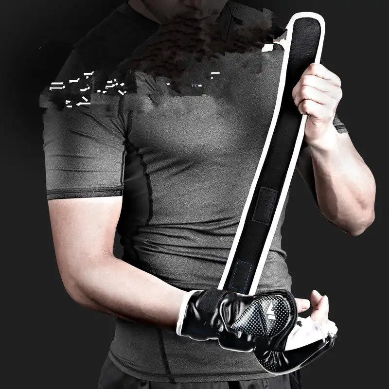 Boxing Gloves Male Half - Finger Training Free Boxing Gloves Mma Sanda Fighting Muay Thai Punching Sandbags - WILKYs