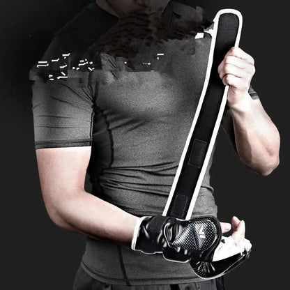 Boxing Gloves Male Half - Finger Training Free Boxing Gloves Mma Sanda Fighting Muay Thai Punching Sandbags - WILKYs