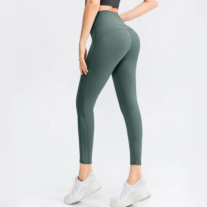 Butt Lifting Workout Leggings For Women Seamless High Waisted Yoga Pants - WILKYs