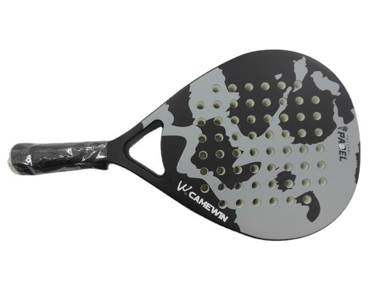 WILKYs0Good Quality And Price Excellent Paddle Racket
 Produ
 ct Information:


 Product Category: Beach Racket
 
 Frame material: carbon fiber
 
 Network cable material: drilling
 
 Rod hardness: moderate
 
 Color: gr