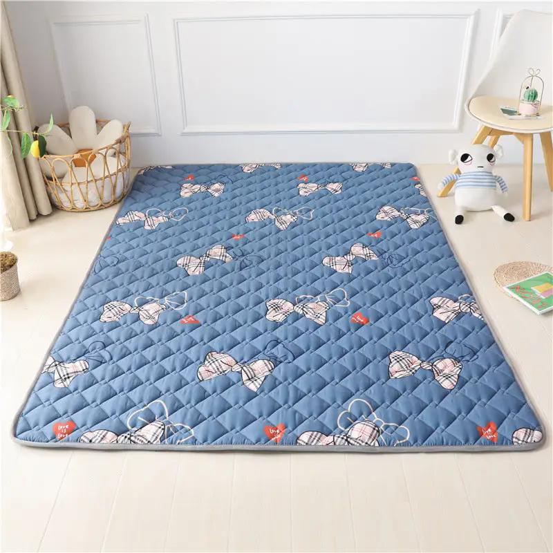 WILKYs0Cotton Non-slip Floor Mats Baby Crawling Mats, Climbing Mats, Foldable
 
 Product Information:
 
 
 Main ingredient content of fabric: 100%
 
 Material: pure cotton
 
 Main component of fabric: cotton
 
 Process; machine weaving
 
 Sub