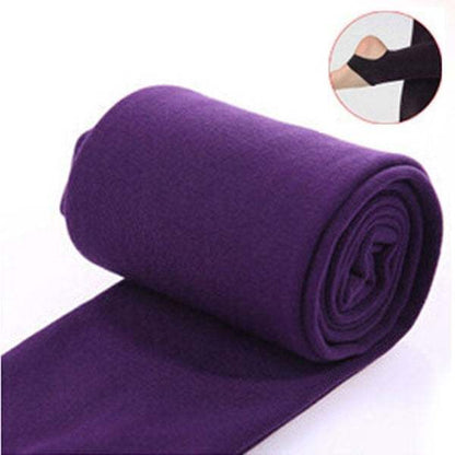 Candy Color Stretch Fleece Leggings - WILKYs