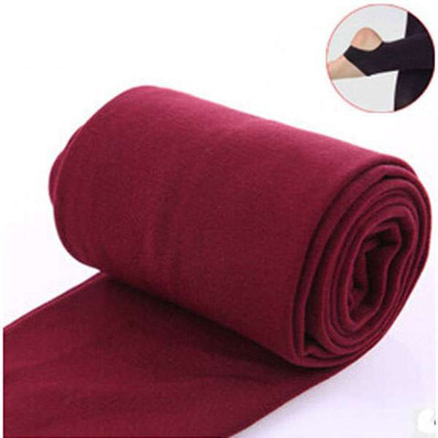 Candy Color Stretch Fleece Leggings - WILKYs