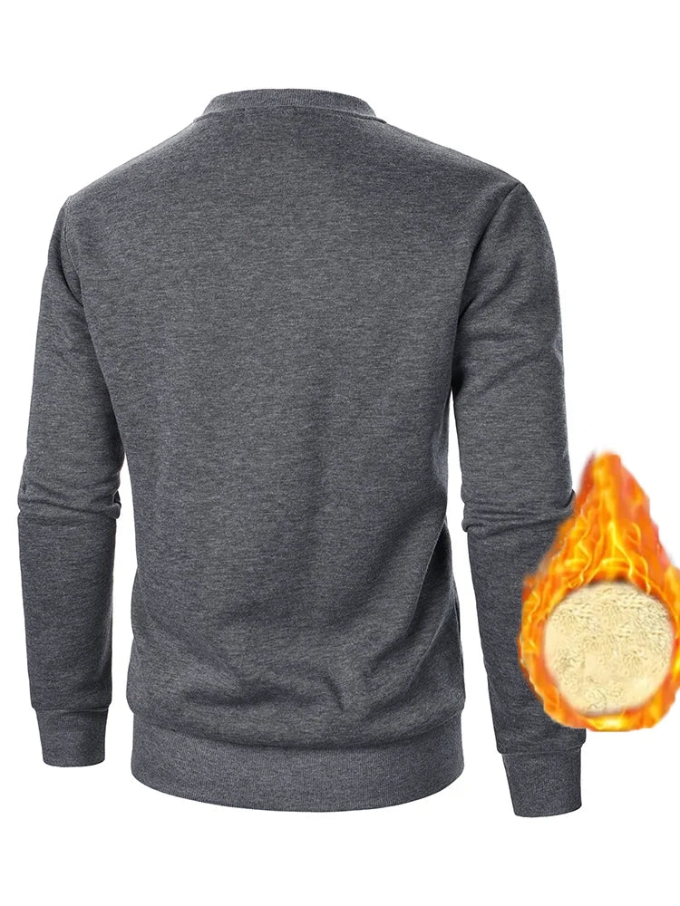 Cashmere round neck men's winter thick cashmere under a warm cashmere - WILKYs