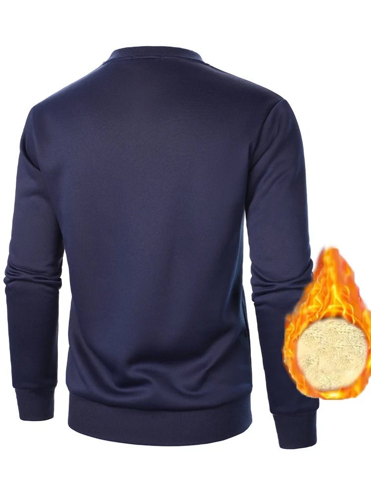 Cashmere round neck men's winter thick cashmere under a warm cashmere - WILKYs