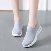 Casual Mesh Shoes Sock Slip On Flat Shoes For Women Sneakers Casual Soft Sole Walking Sports Shoe - WILKYs