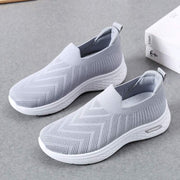 Casual Mesh Shoes Sock Slip On Flat Shoes For Women Sneakers Casual Soft Sole Walking Sports Shoe - WILKYs