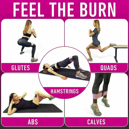 Resistance Bands Loop Set for Legs and Butt Workout