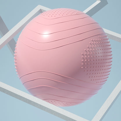 WILKYs0Yoga Ball Scrub Thicken Explosion-proof Children's Sensory Integration
 Product information:


 Material: PVC
 
 Applicable scene: fitness equipment, fitness body, dance sports
 
 Specification:
 
 Corrugated pink 65cm,
 
 Corrugated b