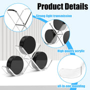 Clear Hockey Puck Display Case Acrylic Hockey Puck Display Stand Sports for 3 Pucks Hockey Puck Holder Storage Decoration Gift - WILKYs