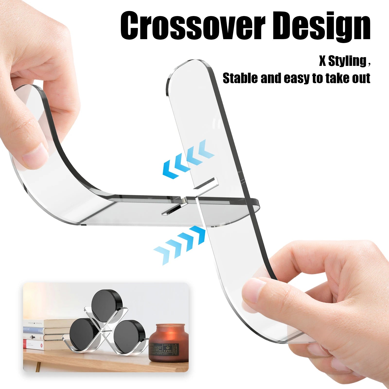 Clear Hockey Puck Display Case Acrylic Hockey Puck Display Stand Sports for 3 Pucks Hockey Puck Holder Storage Decoration Gift - WILKYs