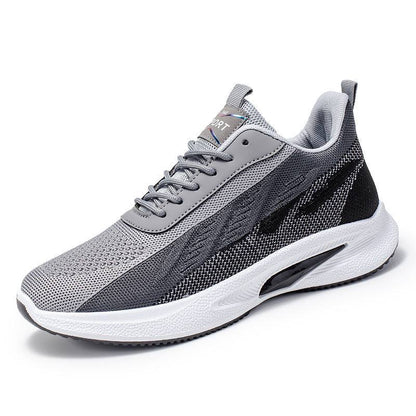 Color - blocked Mesh Sneakers Men Breathable Comfortable Casual Fashion Lace Up Wear - resistant Walking Running Sports Shoes - WILKYs