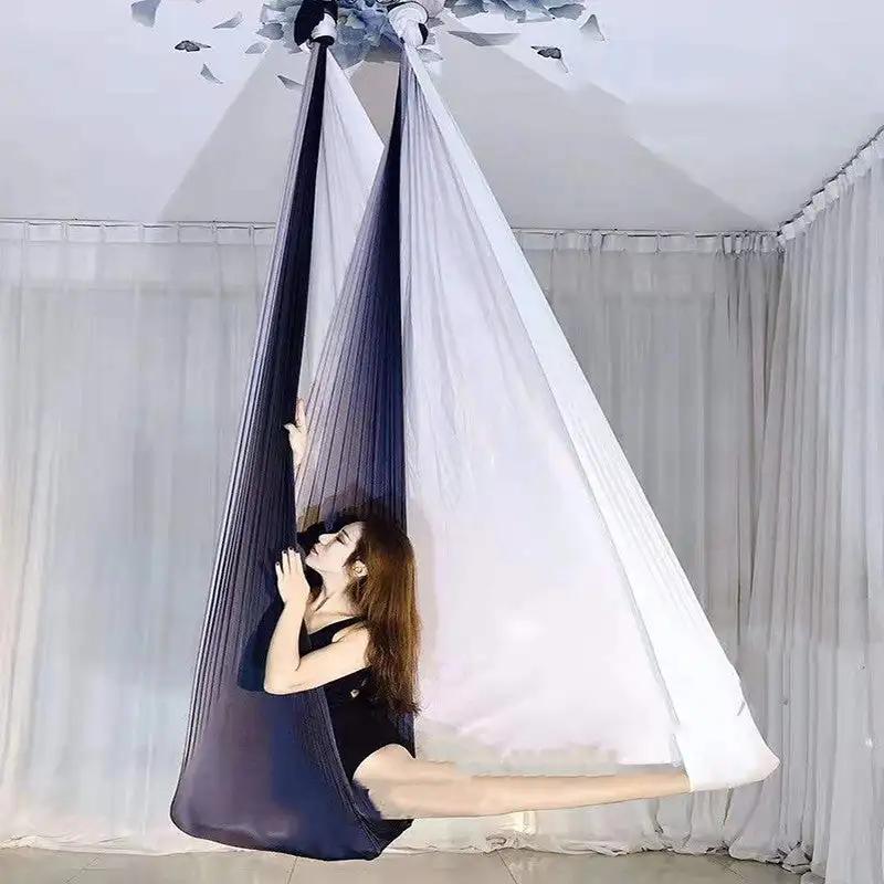 Colored Gradient Anti - Gravity Aerial Yoga Hammock - WILKYs
