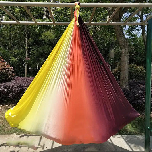 Colored Gradient Anti - Gravity Aerial Yoga Hammock - WILKYs