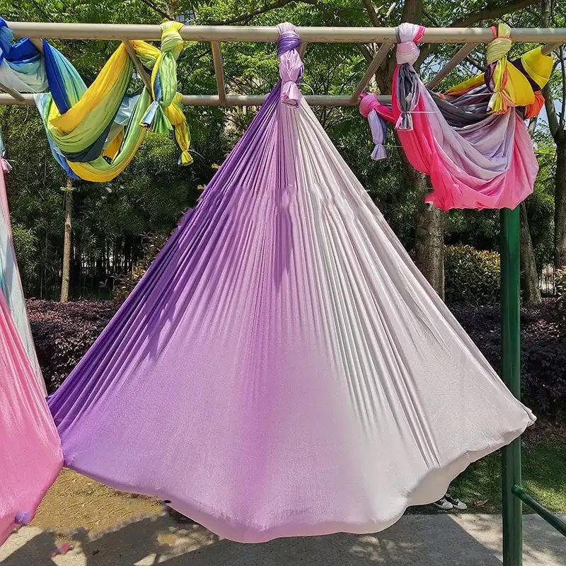 Colored Gradient Anti - Gravity Aerial Yoga Hammock - WILKYs