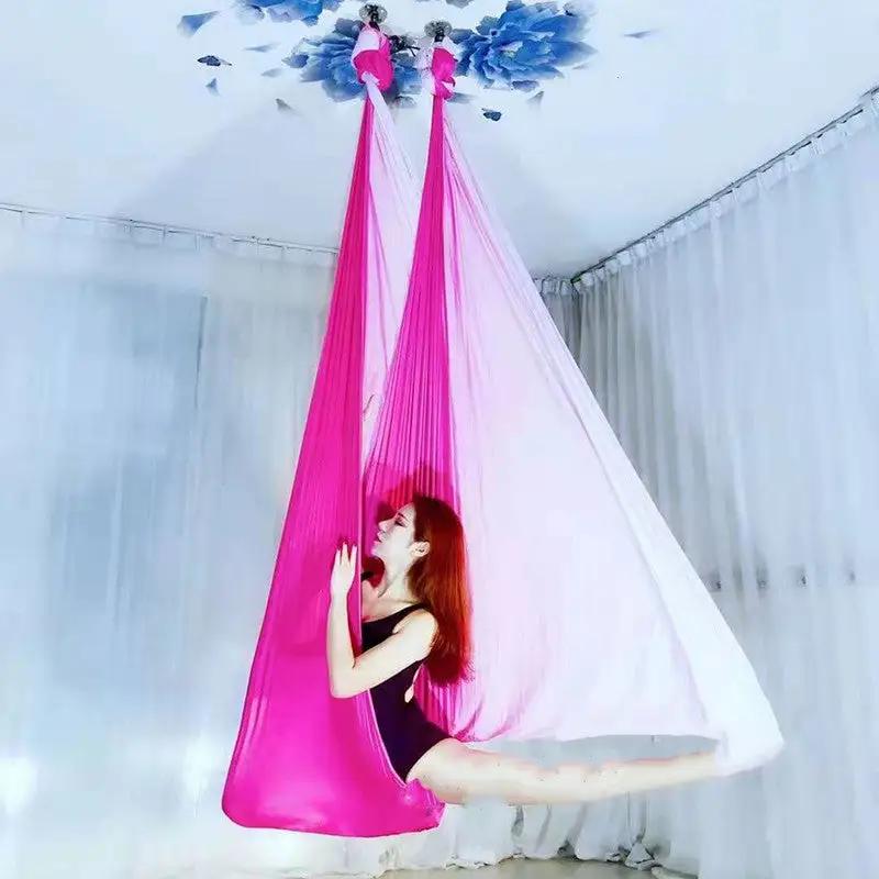 Colored Gradient Anti - Gravity Aerial Yoga Hammock - WILKYs