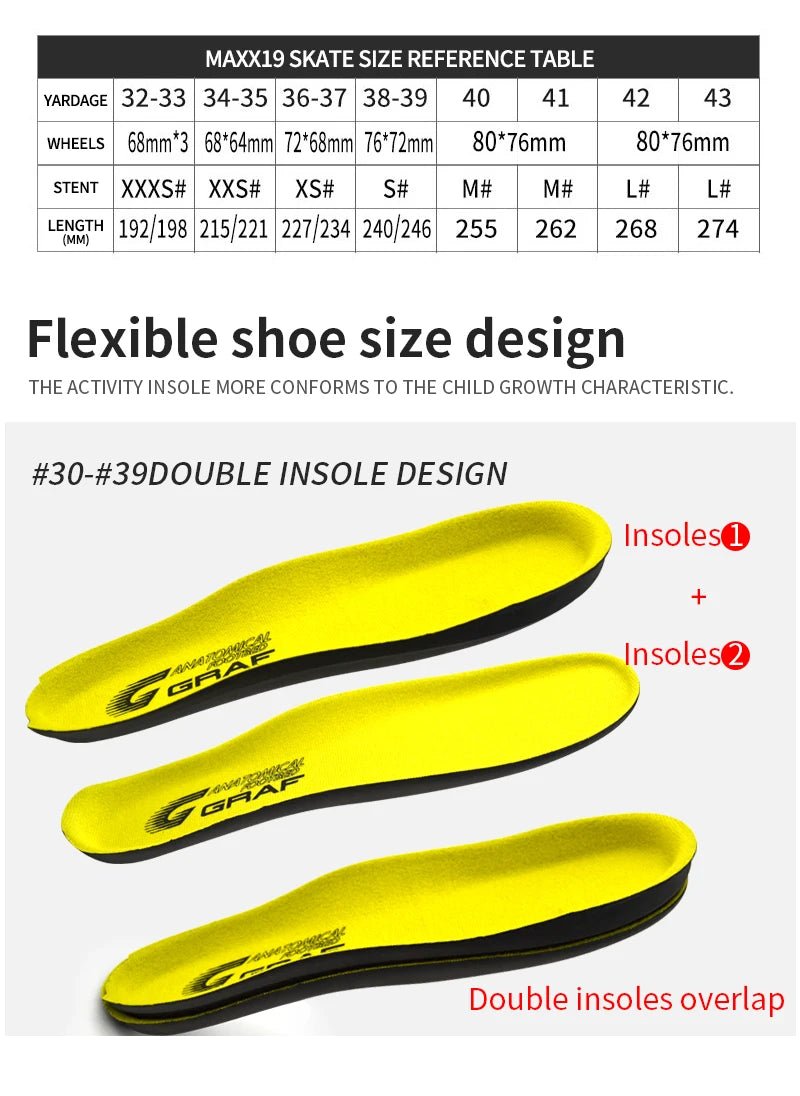 Custom Professional High Quality Roller Skating Shoes 4 Wheels Roller Inline Skate Shoes For Adults Children Asia only - WILKYs