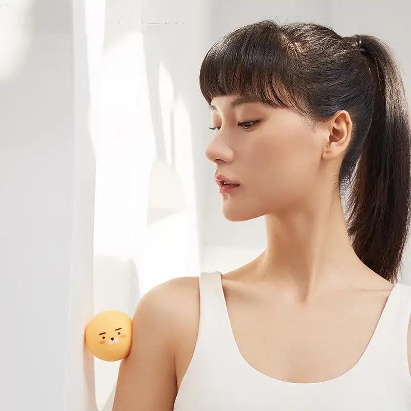 Cute Fun Fascia Ball Ryan Relax Muscle Massage Ball Fitness Yoga Holding Meridian Ball - WILKYs