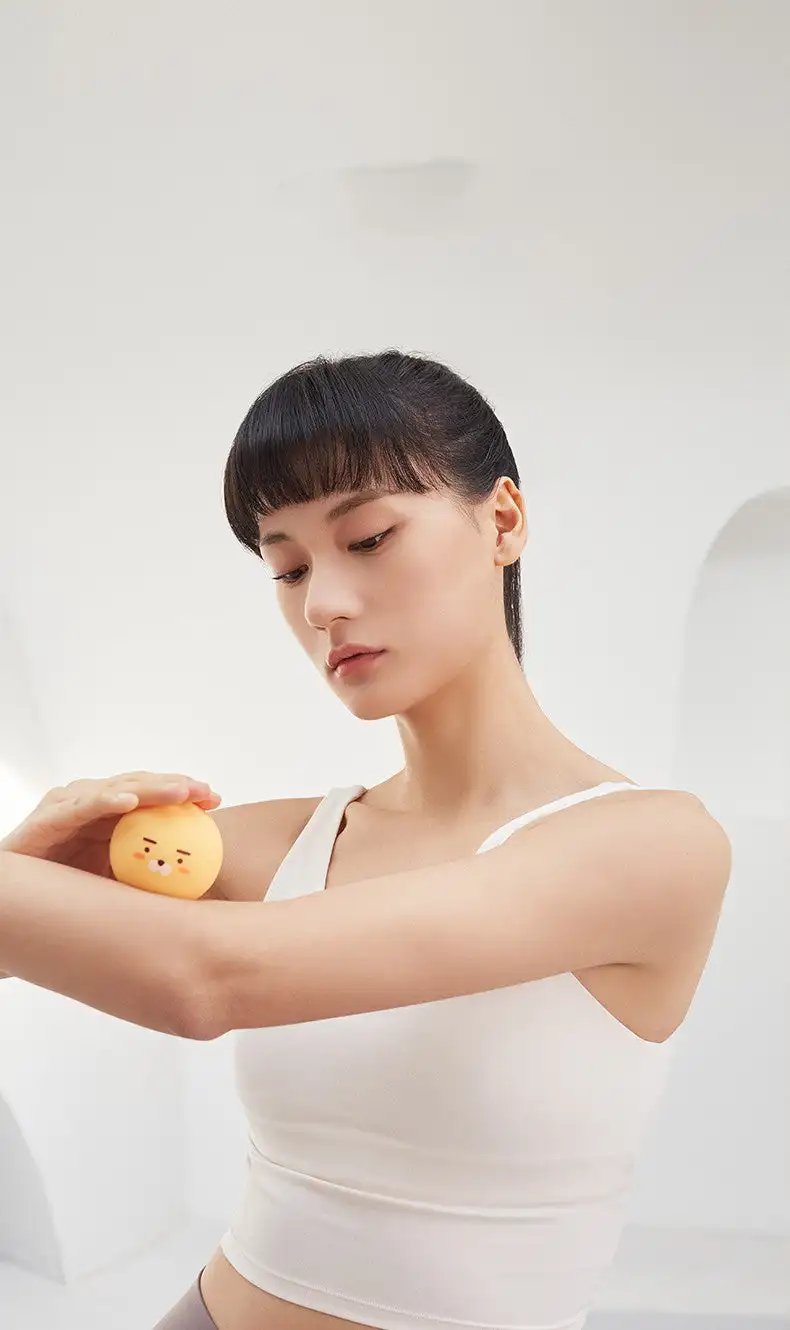 Cute Fun Fascia Ball Ryan Relax Muscle Massage Ball Fitness Yoga Holding Meridian Ball - WILKYs