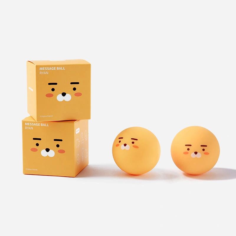 Cute Fun Fascia Ball Ryan Relax Muscle Massage Ball Fitness Yoga Holding Meridian Ball - WILKYs