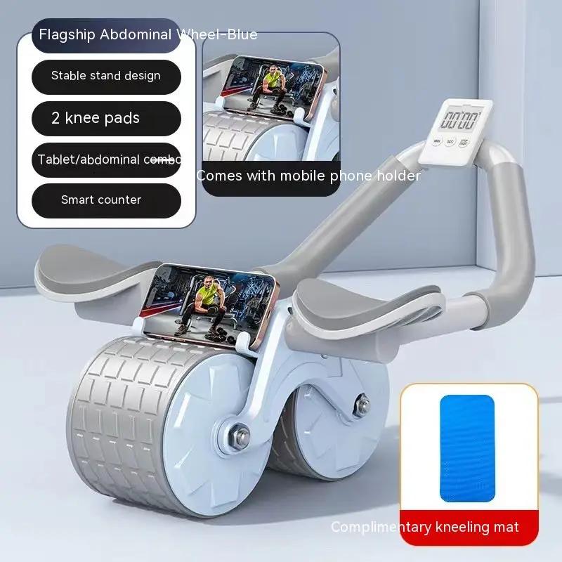 WILKYs0Elbow Support Abdominal Wheel Fitness Belly Rolling Machine Belly-flat
 Product information:
 
 Applicable scenarios: fitness equipment, fitness body shaping
 
 Color: Orange (no screw beads), Orange timer (no screw beads), blue (no sc