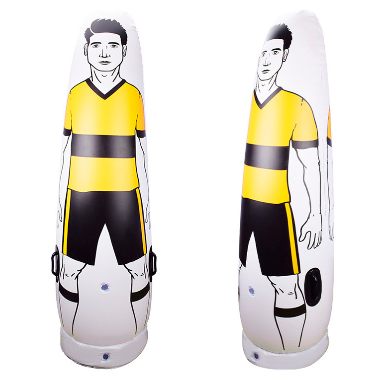 WILKYs0Portable Football Inflatable Human Wall Training Equipment
 Product information:


 
 Material: pvc
 
 Specifications: 175 195 205
 
 Applicable scene: foot basket sports
 
 Color: white 160cm, yellow 160cm, red 160cm, whit